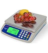 Large Digital Kitchen Scale 30KG Commercial Food Scale 66LB for Baking Bread Meat Stainless Steel...