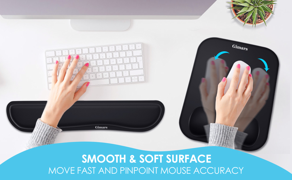 smooth and soft surface