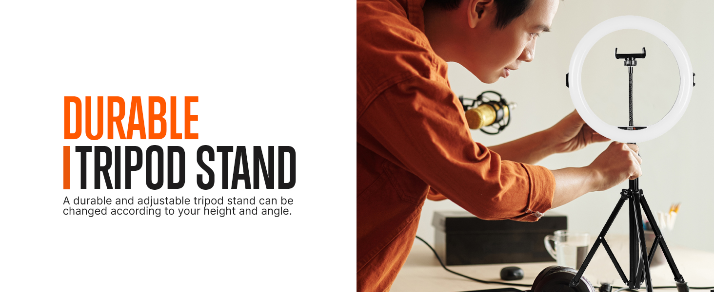 SQUATZ 11’’ LED 12W Selfie Ring Light R11 with Wired Control,