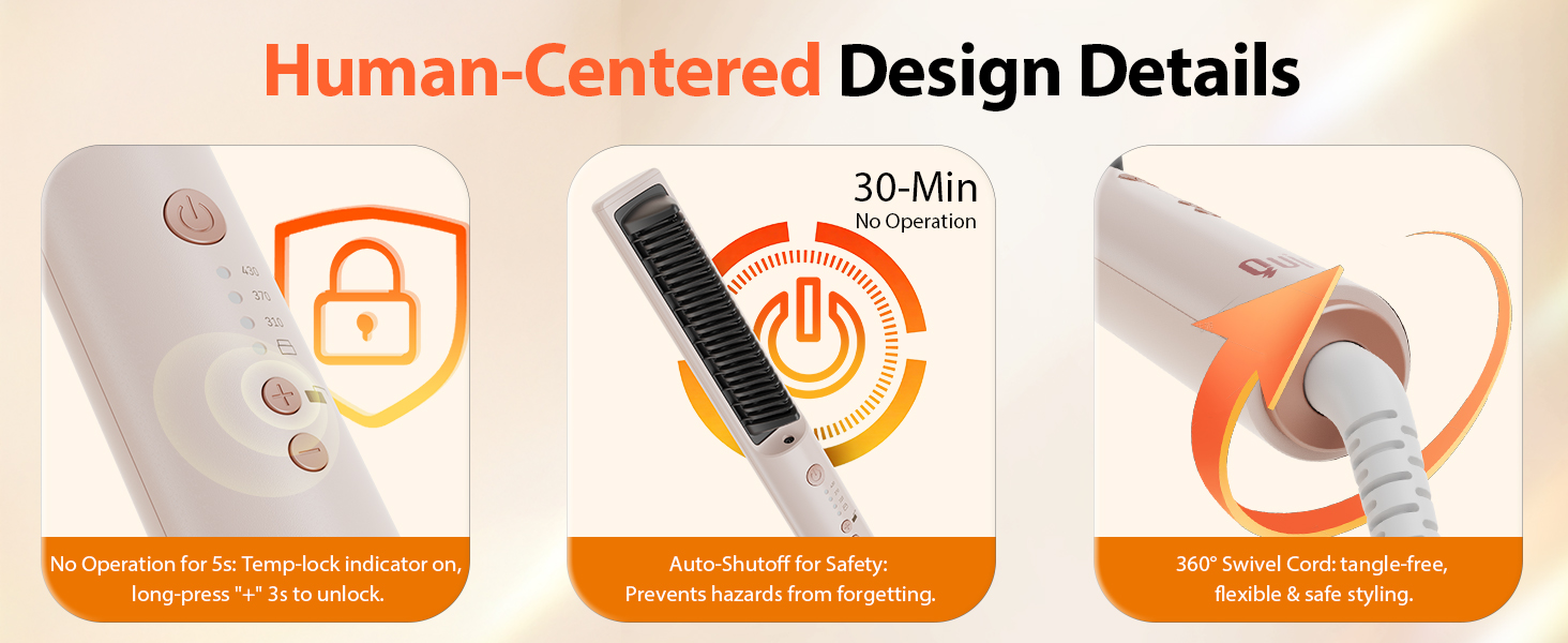 hair straightener brush