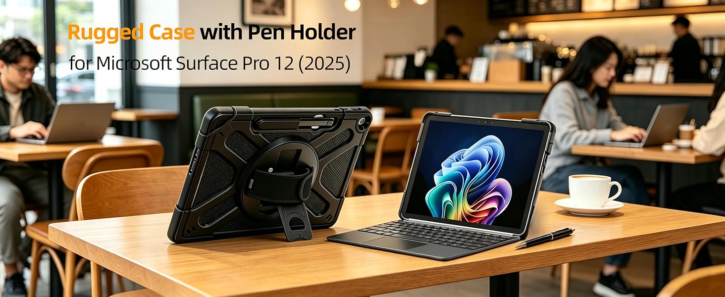 surface pro 12 case with stand