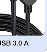 VoroDcip USB Extension Cable 3ft 2 Pack, USB 3.0 Extender Cord 5Gbps Data Transfer &amp; Fast Chargin...