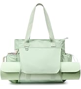 WLLWOO Gym Tote Bag Thick Yoga Mat Bag with Breathable Mesh Holder Carryall Waterproof Wet Pocket...