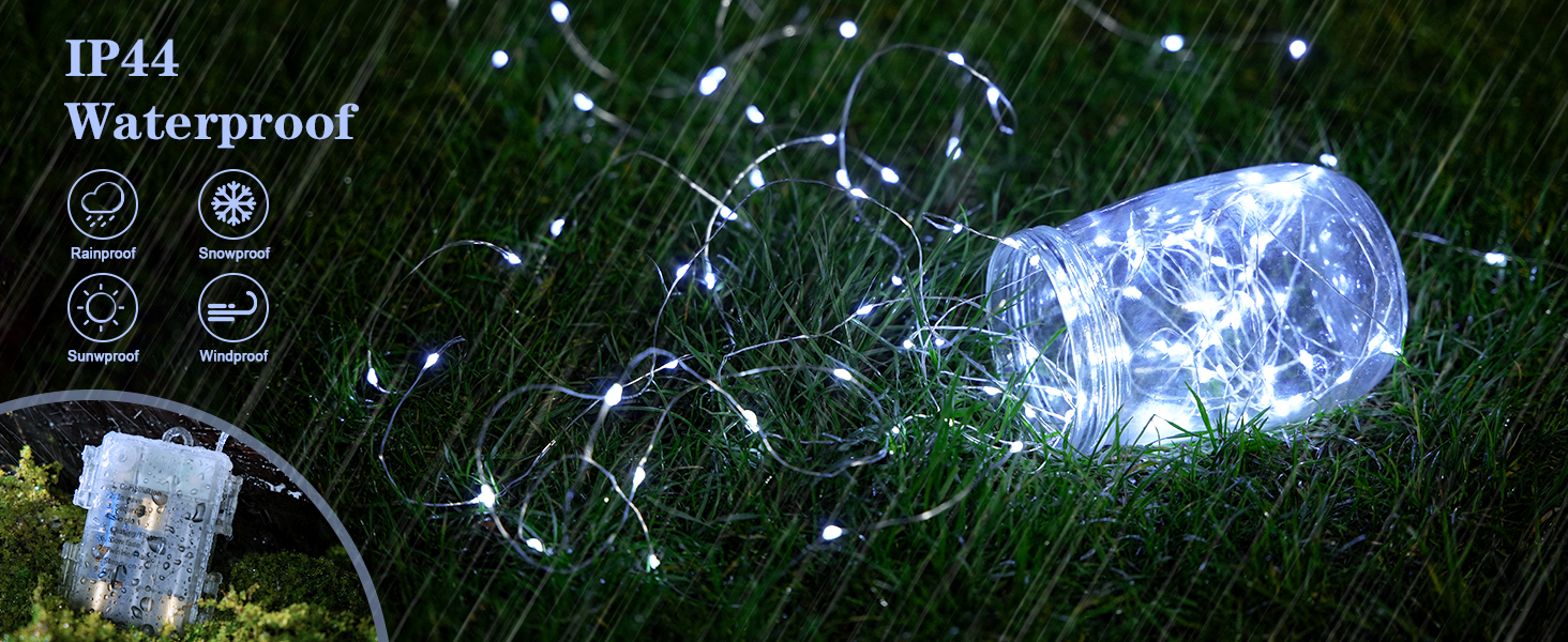 outdoor fairy lights waterproof