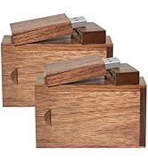 EASTBULL 128GB Wooden Flash Drives 2 Pack USB3.0 High Speed Walnut Wood USB Flash Drive Thumb Dri...