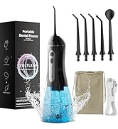 Portable Water flosser Teeth Adults,Black