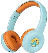 KO-STAR Kids Headphones, Wireless Bluetooth Headphones for Toddlers, 3.5mm Audio Green Headphones...