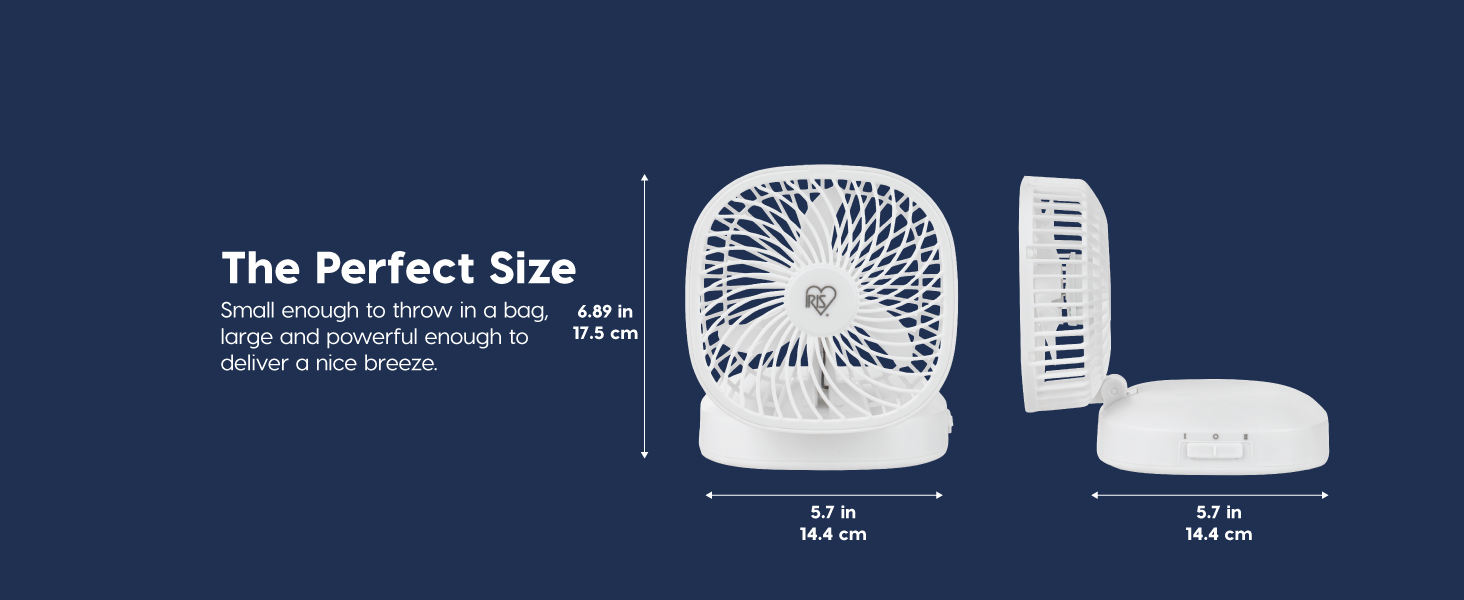 perfect size small fan personal fan stroller