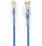 Cable Leader Ultra Slim Cat6 28 AWG UTP Snagless Ethernet Network Patch Cable (25 Foot (1 Pack), ...