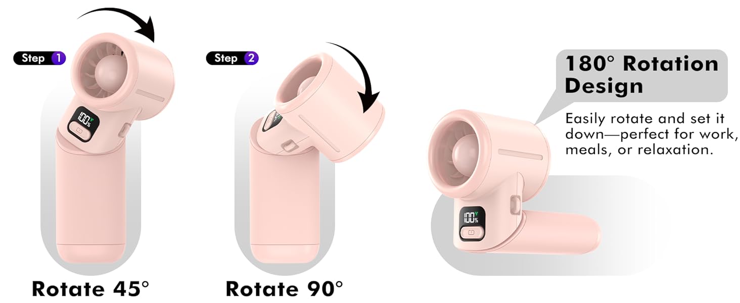 amacool portable fan rechargeable