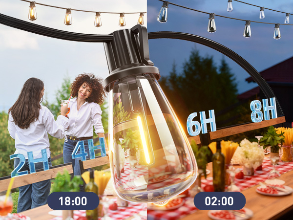 outdoor solar string lights