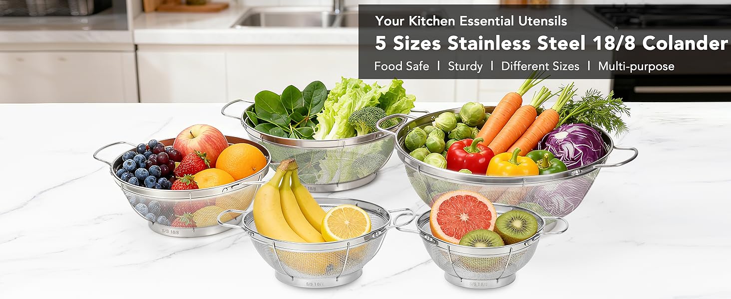 5 Pack Colander