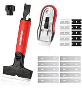 Goldblatt 2 Pieces Razor Blade Scraper with 20-piece Blades, Razor Scraper Tool, Razor Holder for...