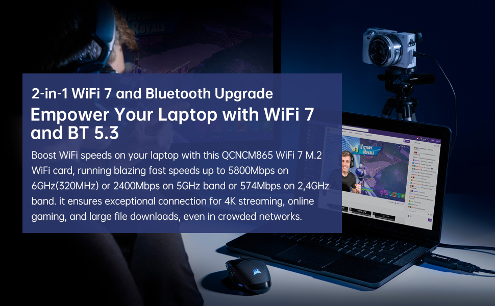 QCNCM865 WiFi 7 Card