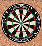Viper Slash Official Competition Bristle Steel Tip Dartboard, WDF Accredited with Staple-Free Ult...
