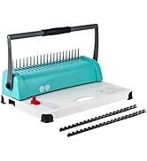 Spiral Binding Machine, 21-Hole, 450 Sheets Capacity, Punch up to 15 Sheets, Comb Binding Machine...