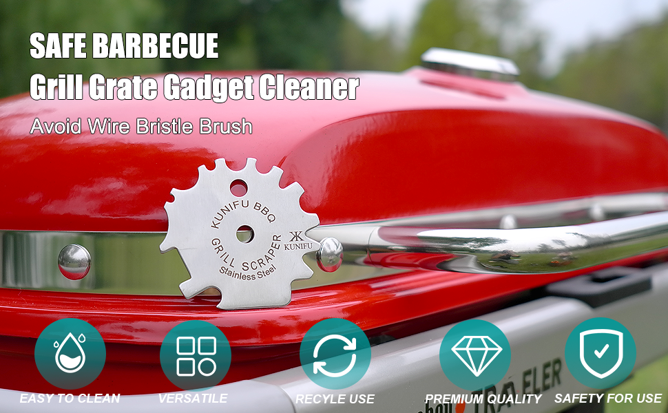 safe bbq grill grate cleaner