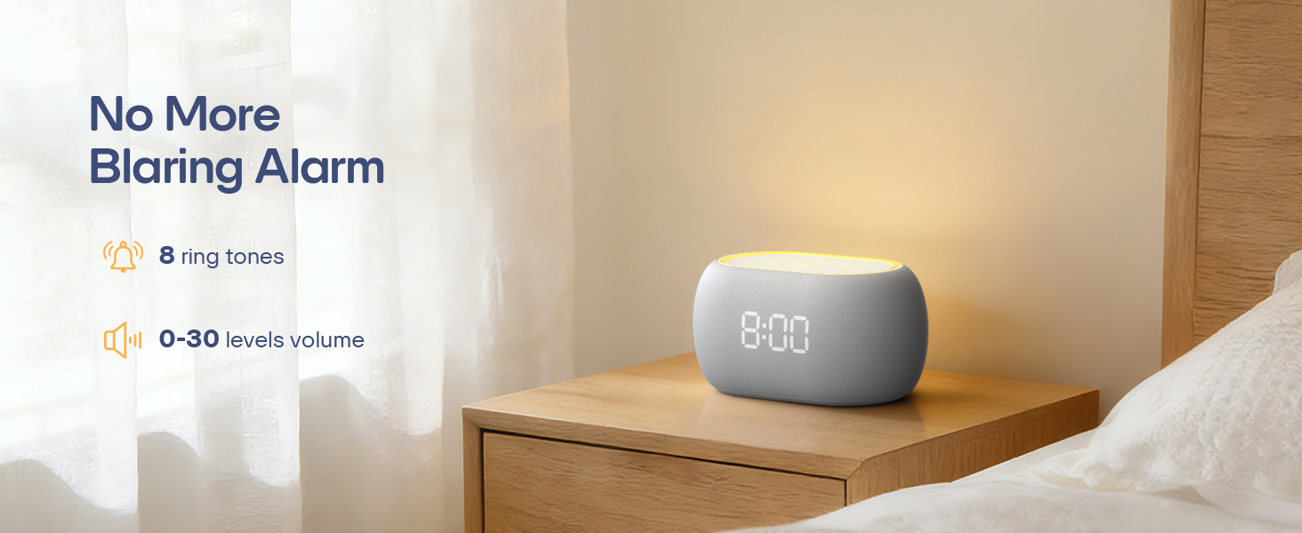 No more blaring alarm