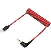 Zosvoses USB C to 3.5mm TRS Microphone Adapter Mic Cable Compatible with Rode Wireless GO 2/ME/Pr...