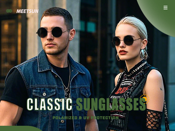Small Round Polarized Sunglasses