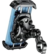 Kaedear KDR-M28 Motorcycle Smartphone Holder, Mobile Holder, Smartphone Holder for Motorcycles, V...