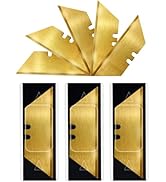 Harita Utility Knife Blades, 30 Pack Standard Replacement Blades for Heavy Duty Utility Knives an...