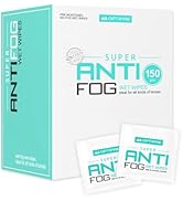 OPTIPAK Anti Fog Wipes for Glasses, Binoculars, Face Shields, Ski Masks or Swim Goggles | Pre-Moi...