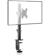 Bracwiser Single Fully Adjustable Monitor Arm Stand Mount Fits One Screen 13-32 inch 22lbs for Mo...