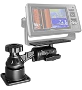 WINDFRD All Aluminium Fish Finder Mount with 1.5" / C Size Ball, Reinforced Arm Marine Electronic...