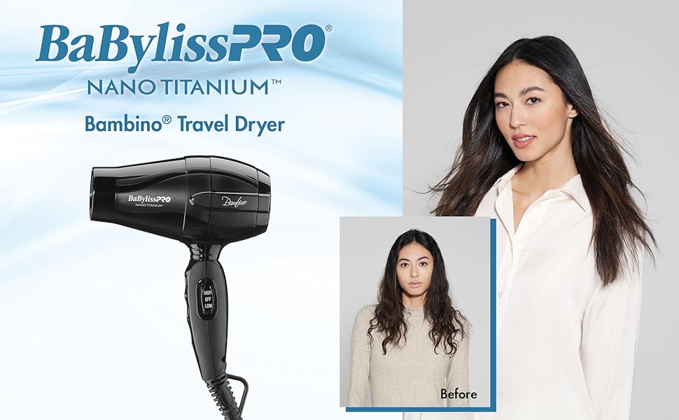 Nano Titanium Bambino Travel Dryer