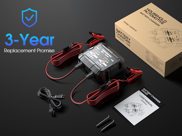 4A (2A/Bank) Car Battery Charger