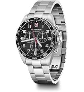 Victorinox FIELDFORCE Classic Chrono, Black (SS Bracelet), Bracelet Type
