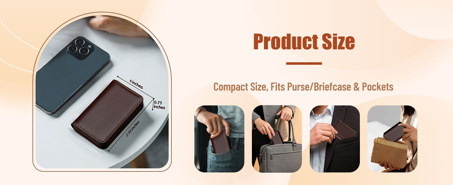leather business card holder