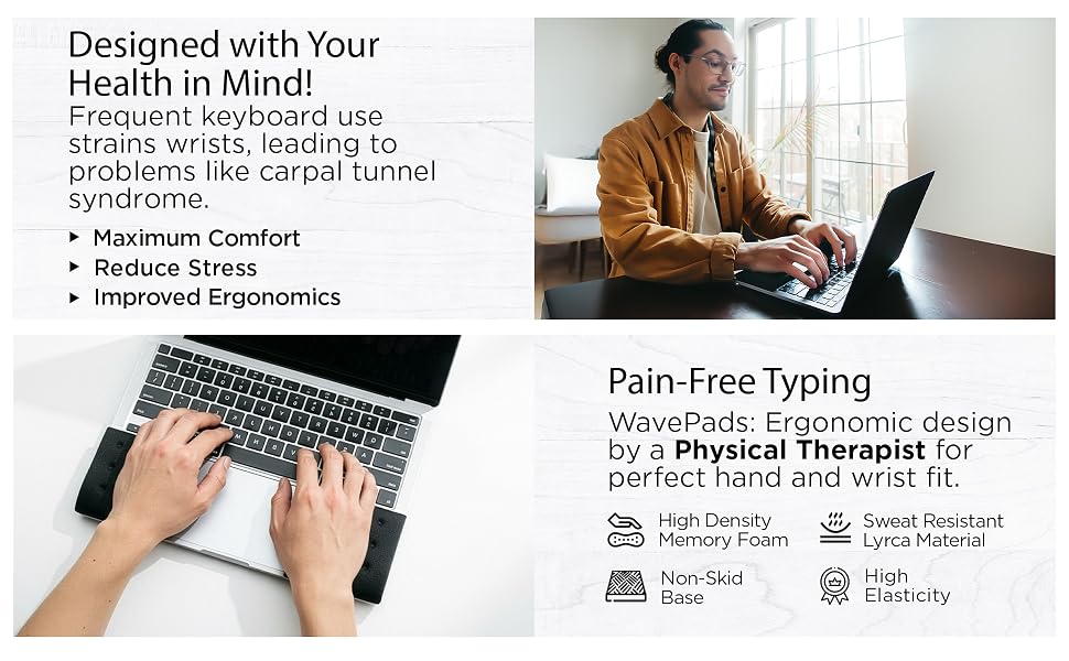 pain free typing wrist rests