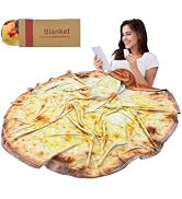 Final Friday Tortilla Soft Throw Blanket, Fun Pizza Throw Yellow Blankets Flannel Cute Stuff for ...