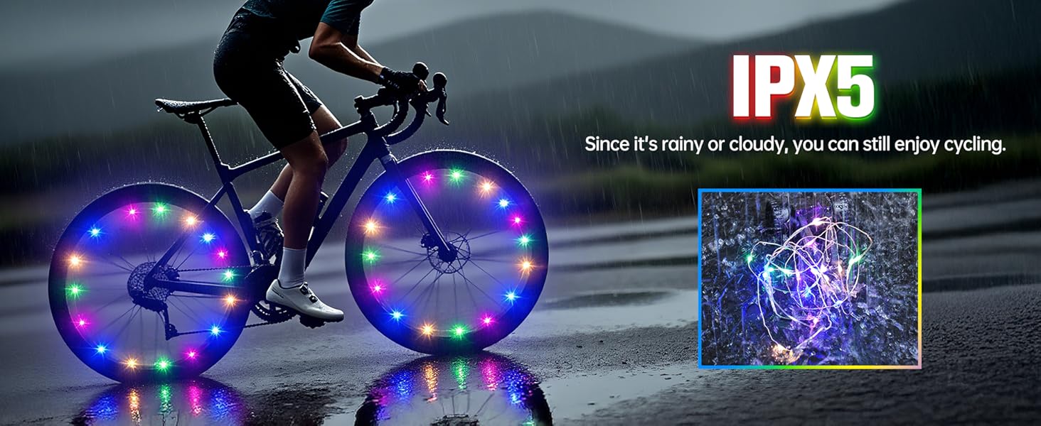 Bicycle wheel lights
