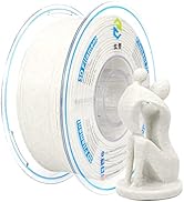 YOUSU Marble White PVB Filament 1.75 mm for 3D Printer &amp; 3D Pen 1 kg (2.2 lbs), Print As Easy as ...