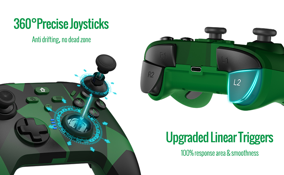 for xbox controller wireless sensitive joysticks triggers