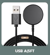 5FT for Samsung Galaxy Watch Charger Compatible with Watch 8/8 Classic/Ultra/7/6/6 Classic/5/5 Pr...