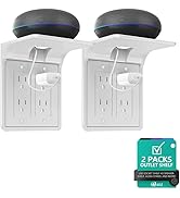 WALI Double Outlet Shelf Wall Holder – Bathroom Shelf Duplex for Electric Toothbrush, HomePod Min...