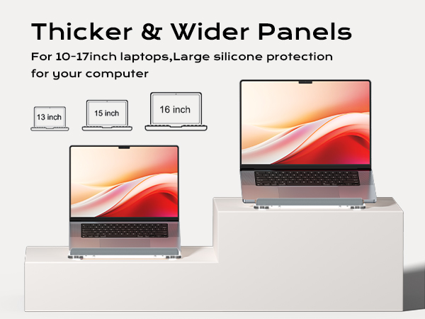 Clear Acrylic Laptop Stand for Desk