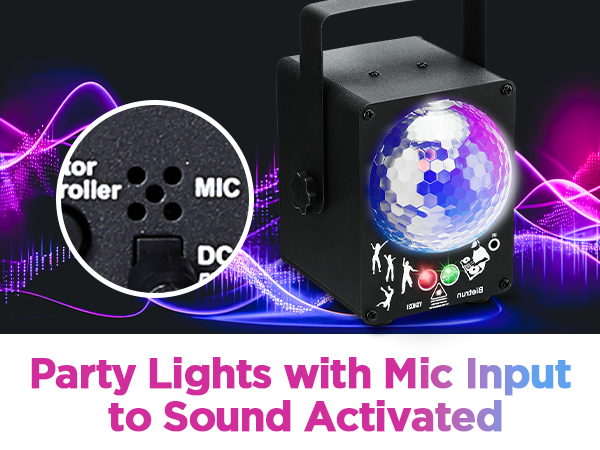 party disco ball rgb led dj rave bar strobe music studio dance floor stage ecorations laser flashi