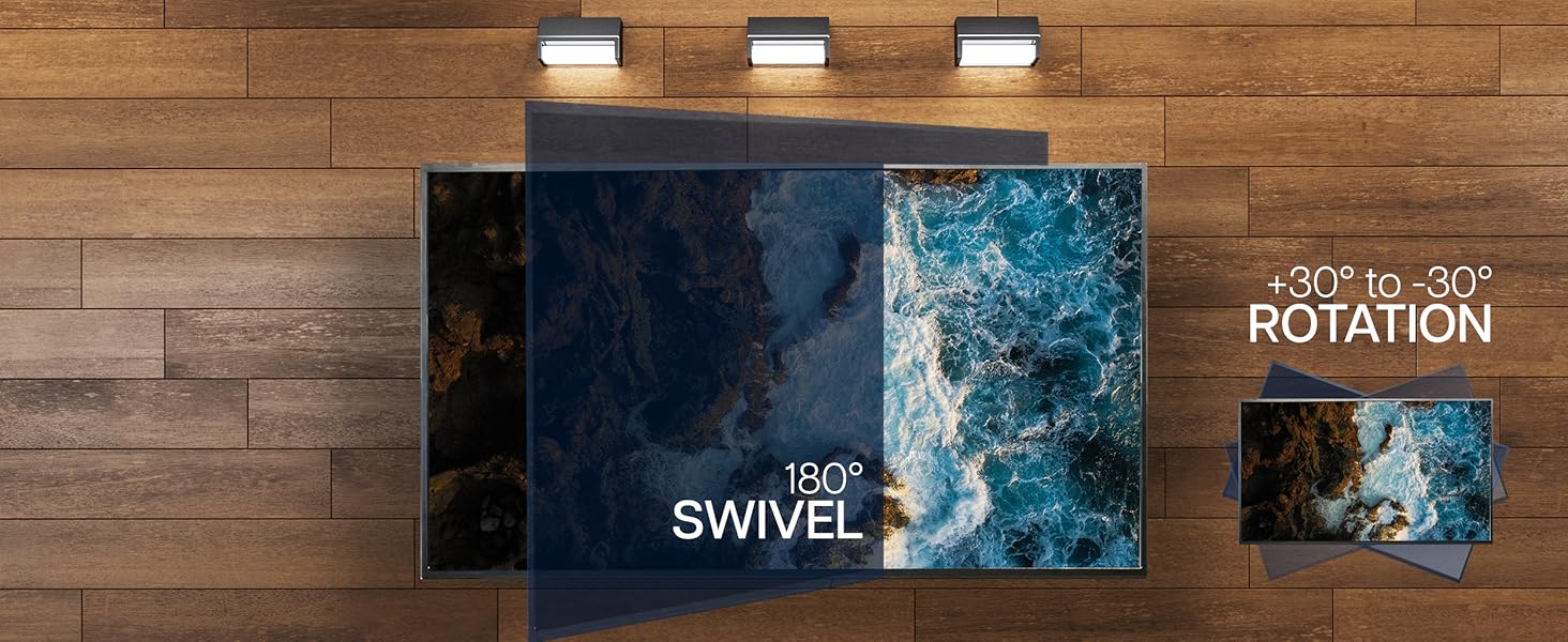 Enjoy Comfortable Viewing Angles &amp;amp; Flexible Screen Placement