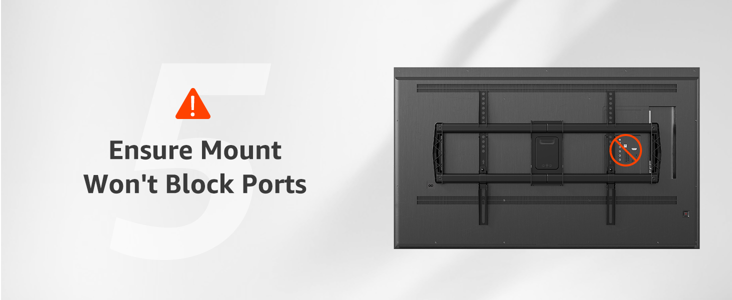 Single stud TV mount