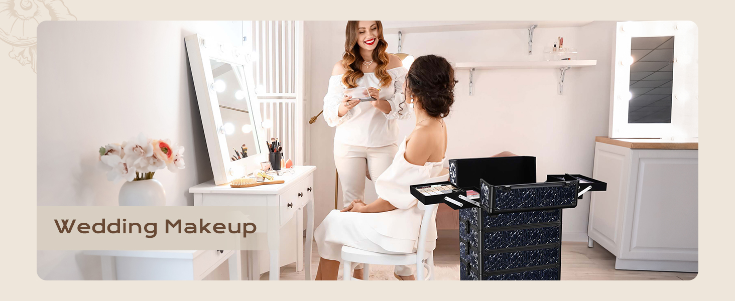 rolling makeup case