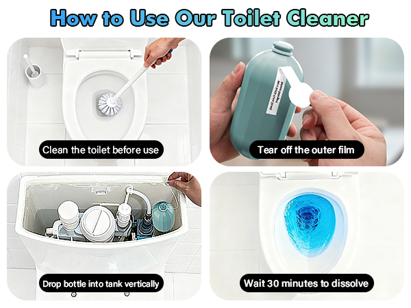 2Pcs Toilet Cleaner for bathroom