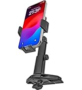 GDZN Adjustable CD Slot Car Phone Mount, [One Button Release] Ultra Sturdy CD Player Phone Holder...