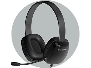 compact headset, children's headset, K-5 headset, smaller earcups, adjustable headband, smaller