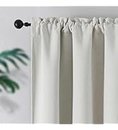 Joydeco Thick Chenille Fabric Blackout Curtains for Bedroom - Thermal Insulated Heavyweight Drape...
