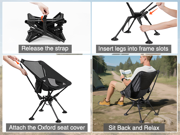 compact beach chair camping gear essentials outdoor sports chairs